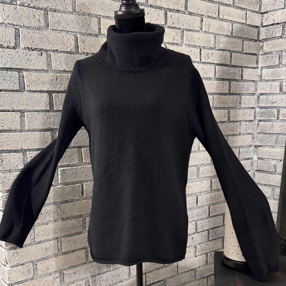 Express Elegant Black Cowl Neck Sweater